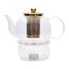 THE TEA COLLECTIVE // Glass + Gold Teapot